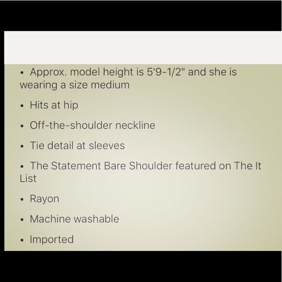 🎉last deal 🎉Off the shoulder top - Picture 3 of 3